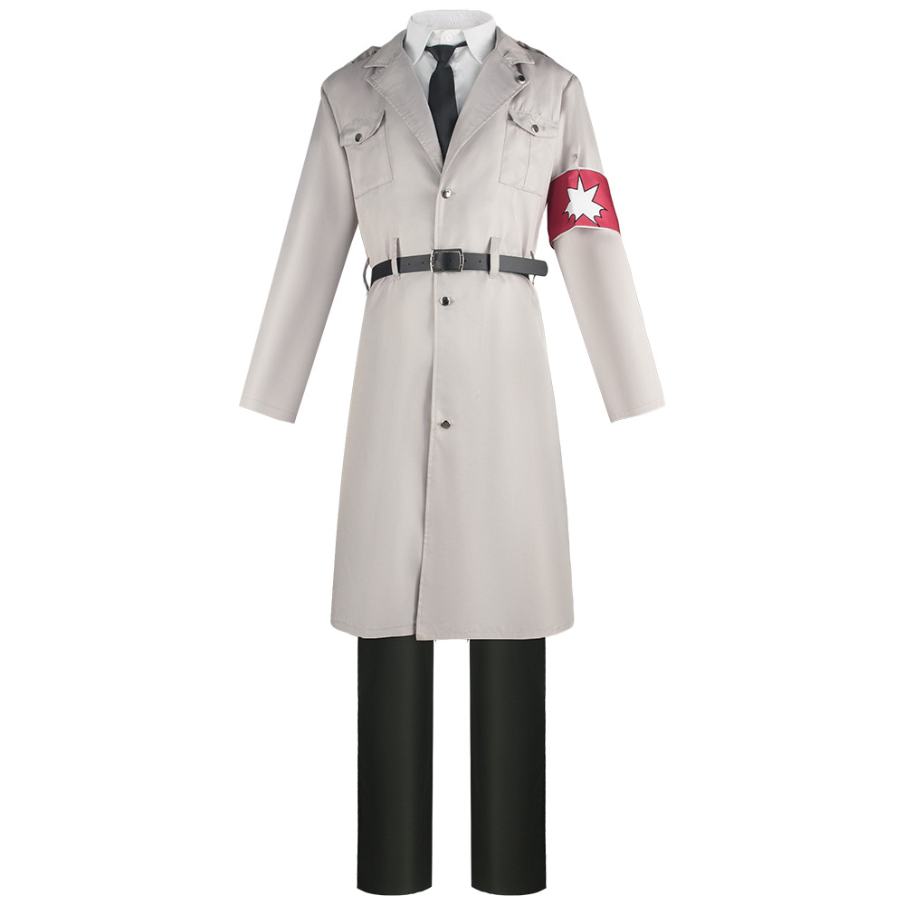 Anime Cosplay Nun - Attack on Titan Marley Officer Cosplay