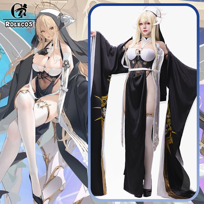 Anime Cosplay Nun - ROLECOS Game Azur Lane HMS Implacable
