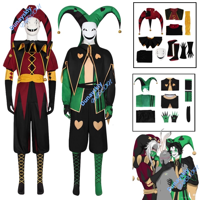 Anime Cosplay Expo 2025 - Mens Freak Circus Pierrot Clown Cosplay