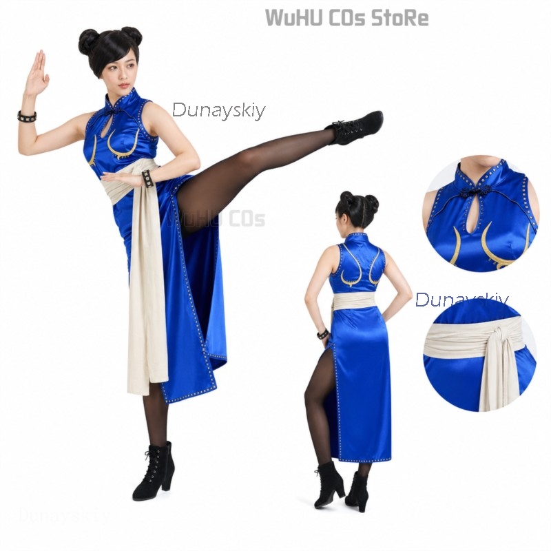 Live Action Anime Cosplay - Adult Sexy Street Chun Li Cosplay