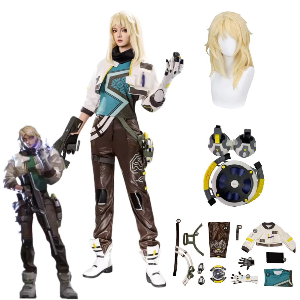 Women Anime Cosplay - Deadlock Cosplay Costume Props VALORANT Deadlock