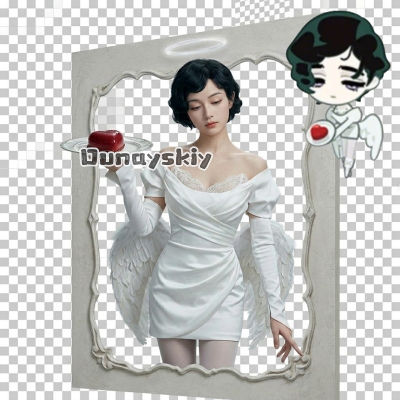 Cosplay Anime White Hair - Sua New Clothes Diagram Cosplay Costume