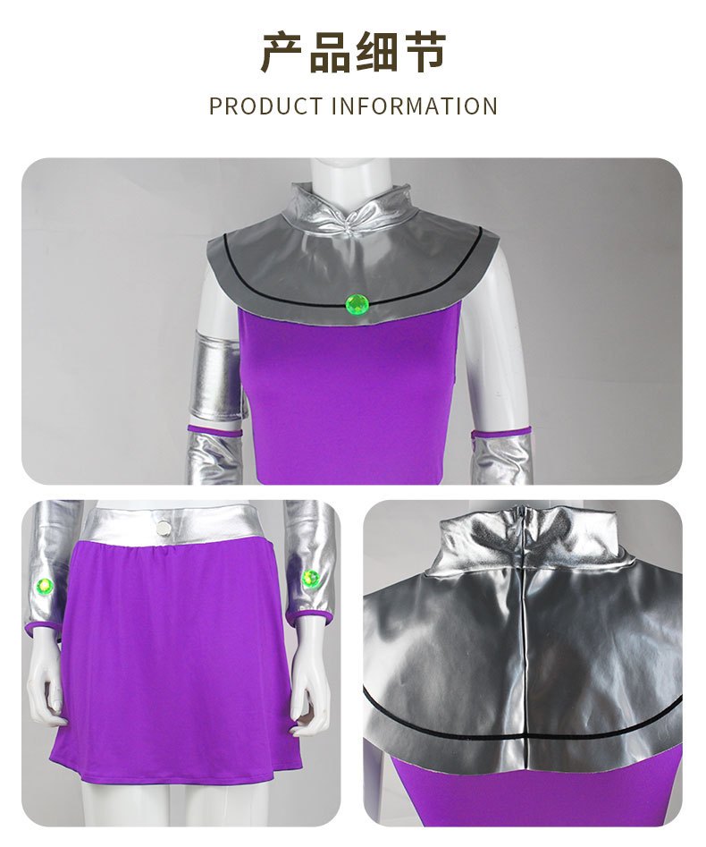 Raven Teen Titans Starfire Cos - Anime Cosplay Nun recension och pris
