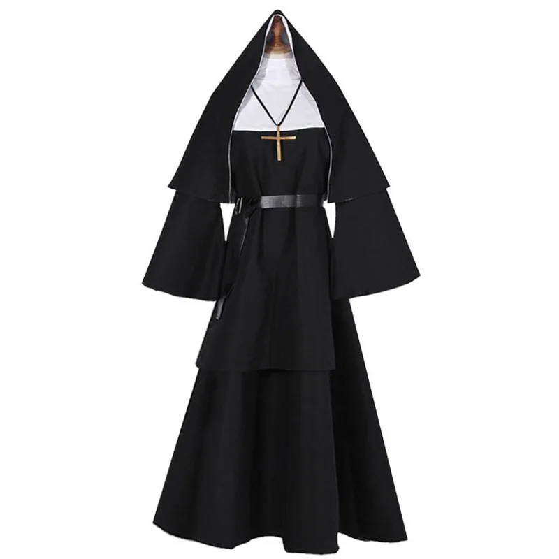 Halloween Nun Cosplay CostumeT - Anime Cosplay Nun recension och pris