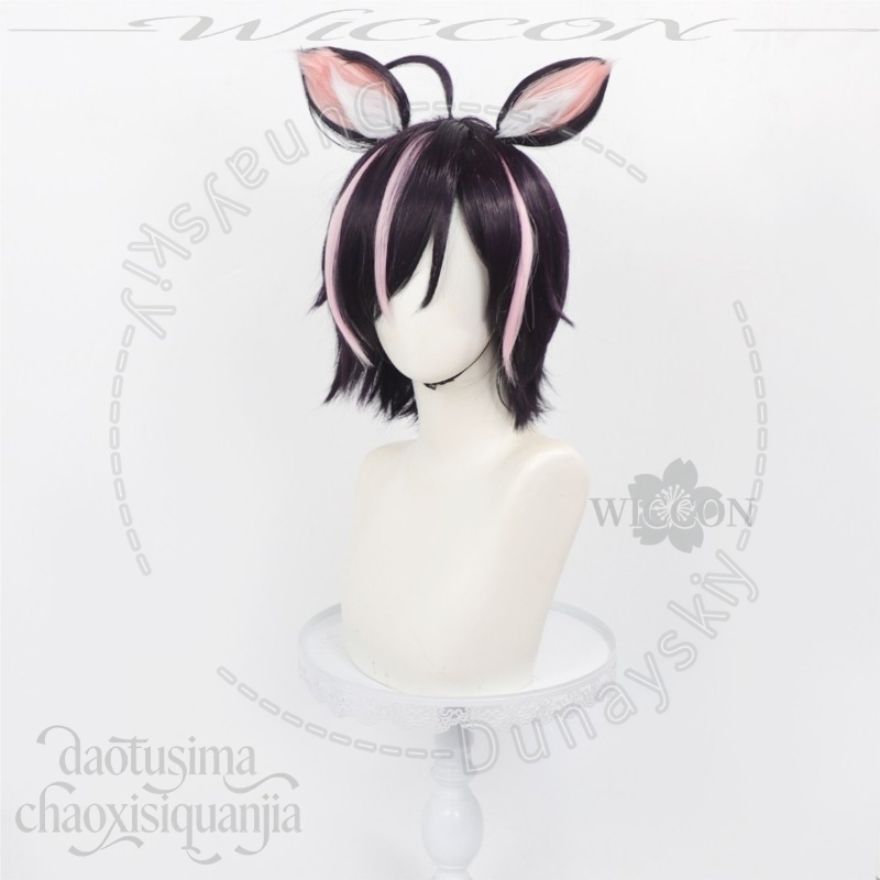 Anime Chainsmoker Cat Cosplay  - Cosplay Anime Pink Hair recension och pris