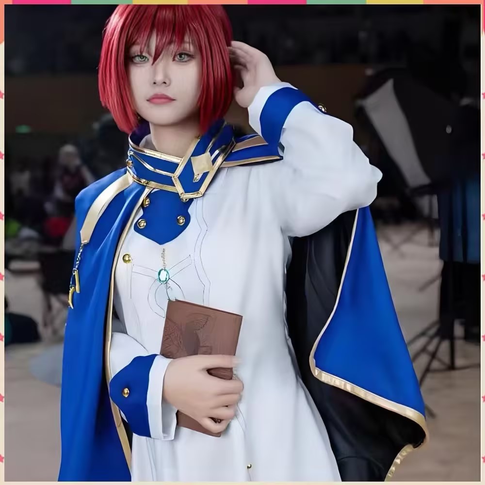 Shirayuki Cosplay Costumes Ani - Cosplay Anime White Hair recension och pris