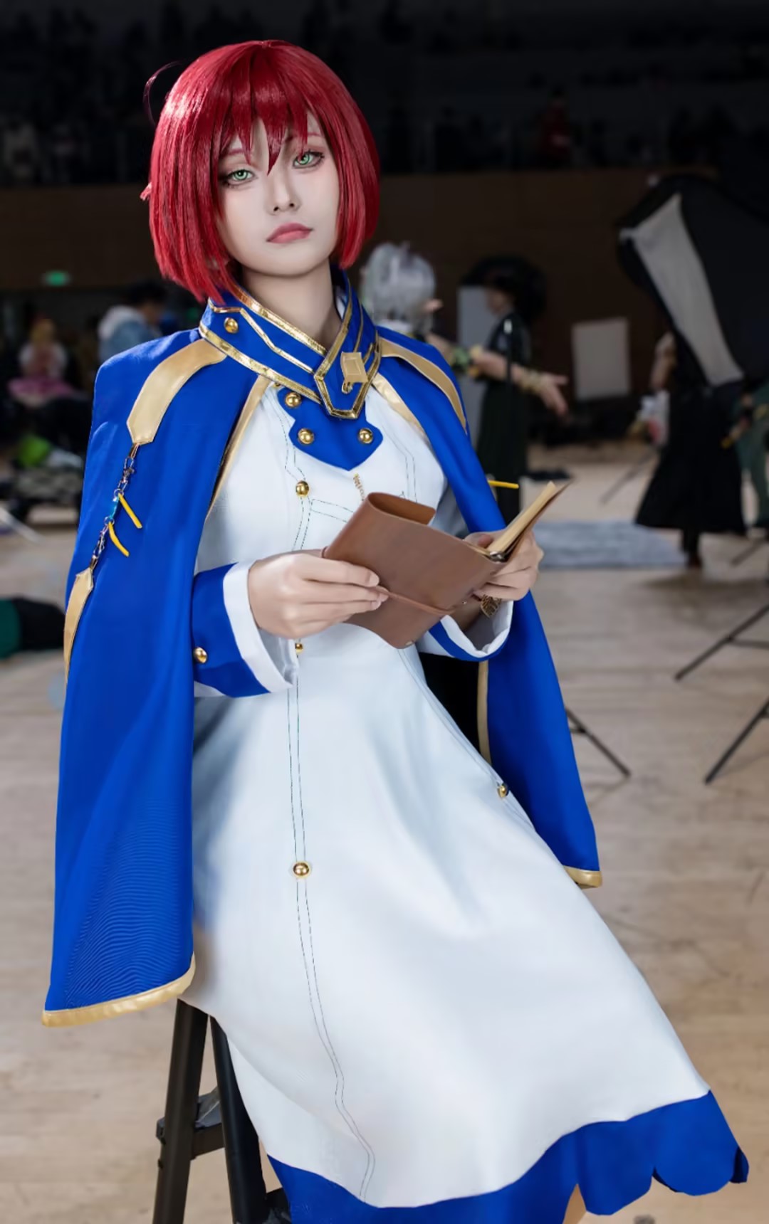 Shirayuki Cosplay Costumes Ani - Cosplay Anime White Hair recension och pris