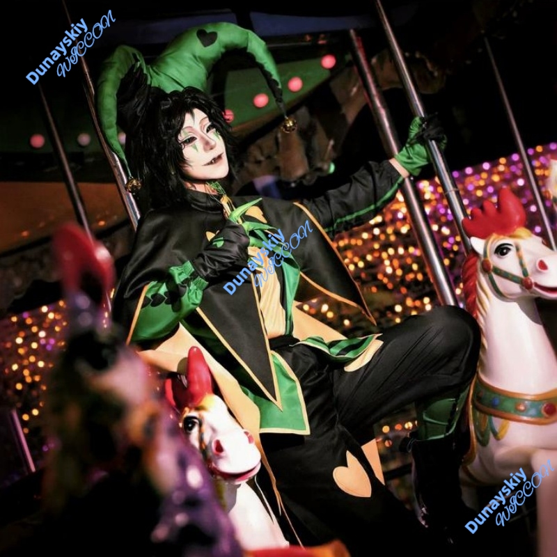 Mens Freak Circus Pierrot Clow - Anime Cosplay Expo 2025 recension och pris