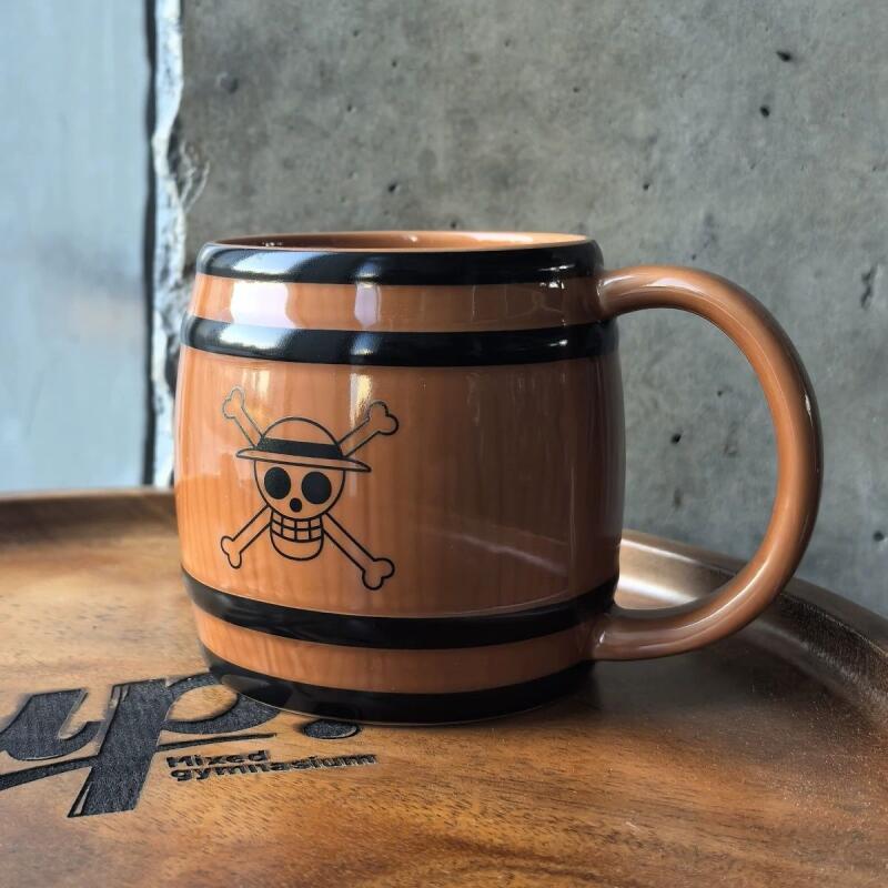 One Piece Ceramic Cup Straw Ha - Anime Cosplay Cafe recension och pris