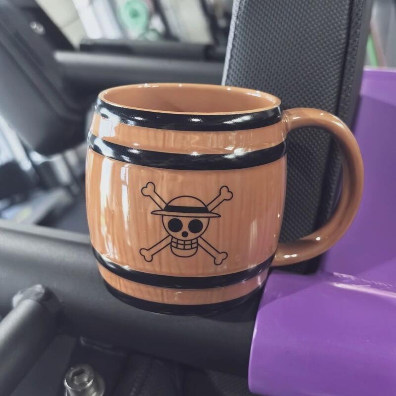 One Piece Ceramic Cup Straw Ha - Anime Cosplay Cafe recension och pris
