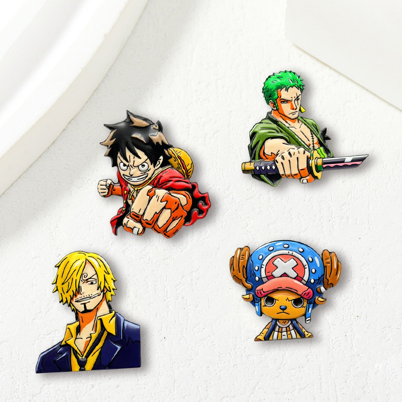 4pcs ONE PIECE Cartoon Charact - Anime Cosplay One Piece recension och pris
