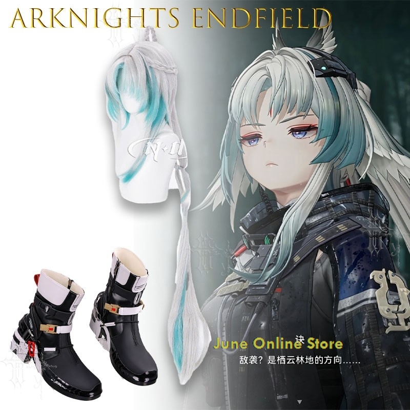 Anime Cosplay Costumes Arknigh - Cosplay Anime White Hair recension och pris