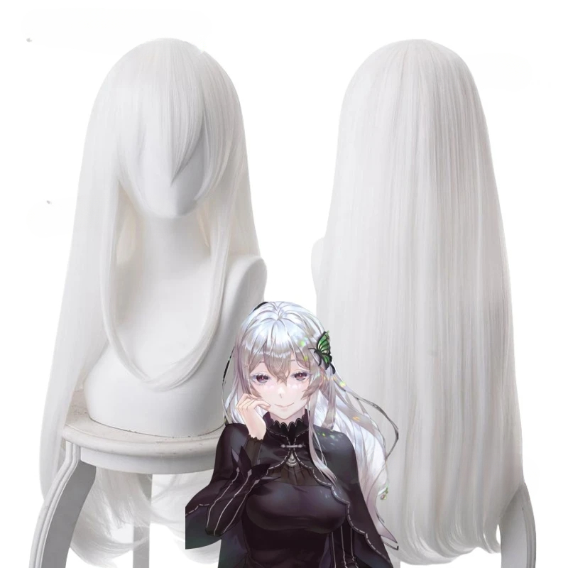 RE: ZERO Starting Life in Anot - Cosplay Anime White Hair recension och pris