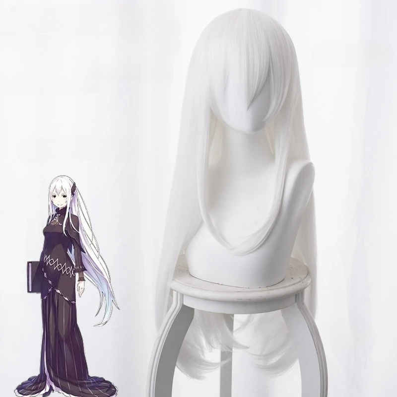 RE: ZERO Starting Life in Anot - Cosplay Anime White Hair recension och pris