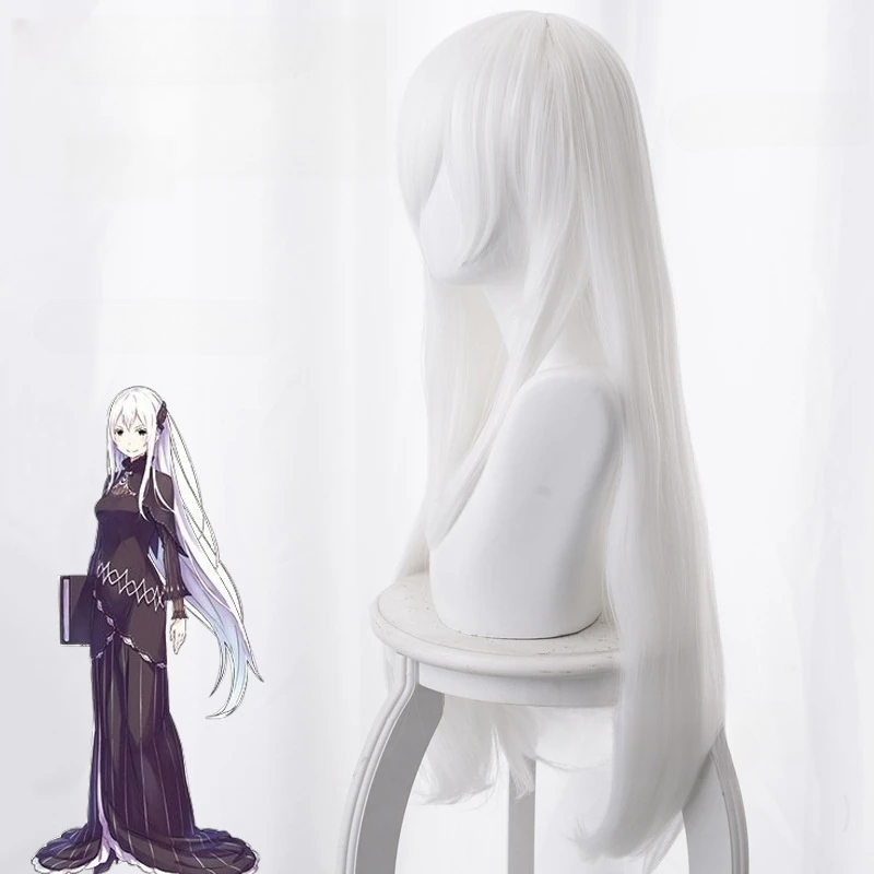 RE: ZERO Starting Life in Anot - Cosplay Anime White Hair recension och pris