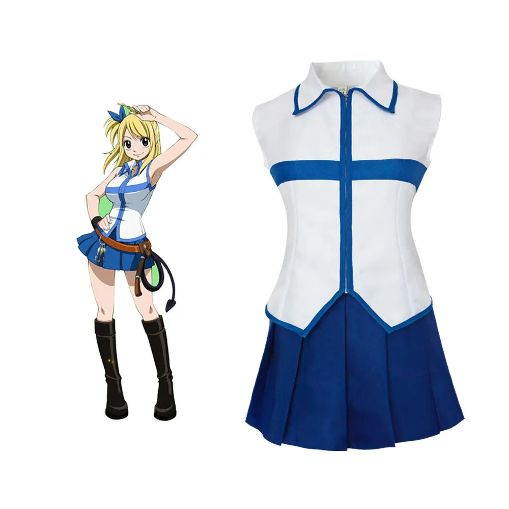 Fairy Tail Blue and White Slee - Anime Cosplay Expo 2025 recension och pris