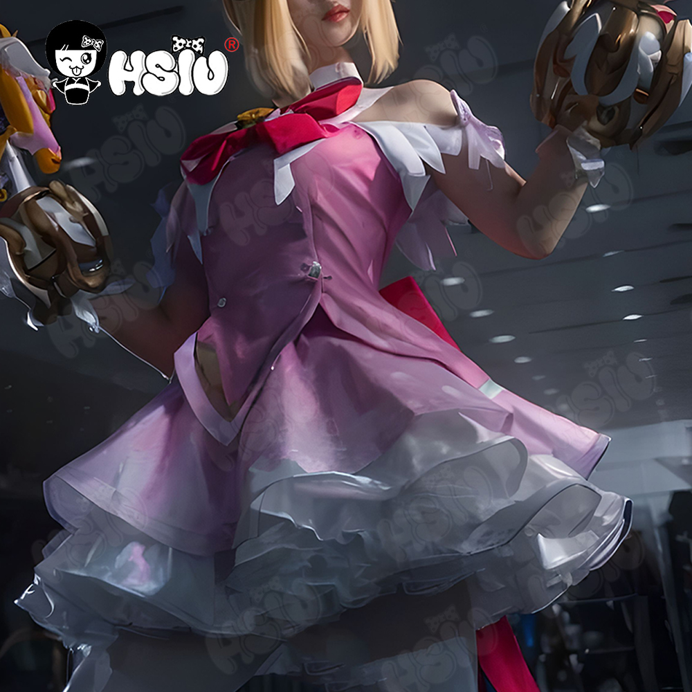 Juno Cosplay Costume Wig HSIU  - Cosplay Anime Pink Hair recension och pris