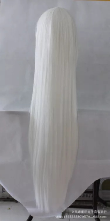 100cm Touhou Project Fujiwara  - Cosplay Anime White Hair recension och pris